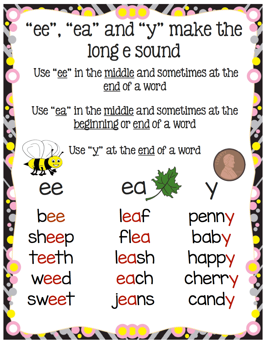 Ee Ea Y Big Phonics Bundle â Make Take & Teach